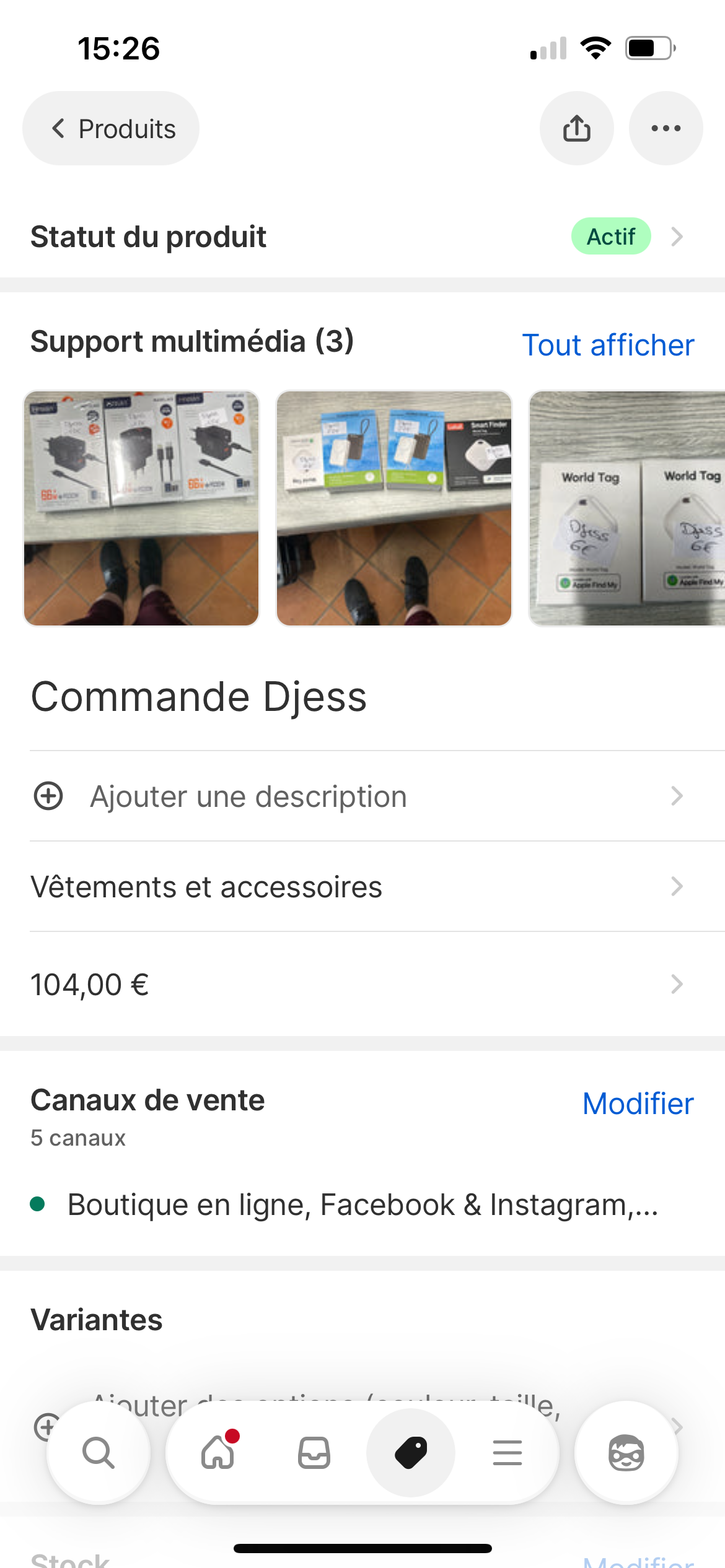 Commande Djess 2 SOLDETOO