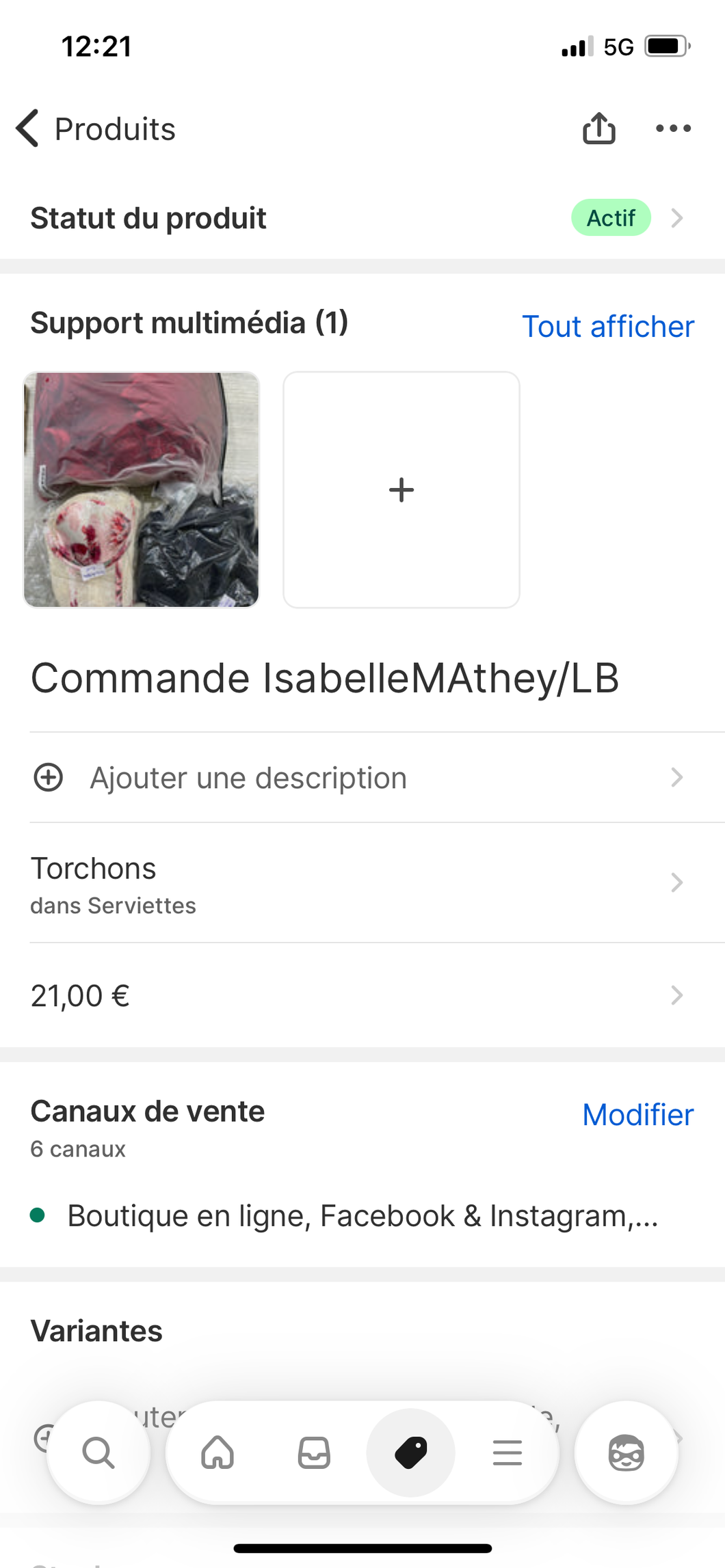 Commande Isabelle /lb